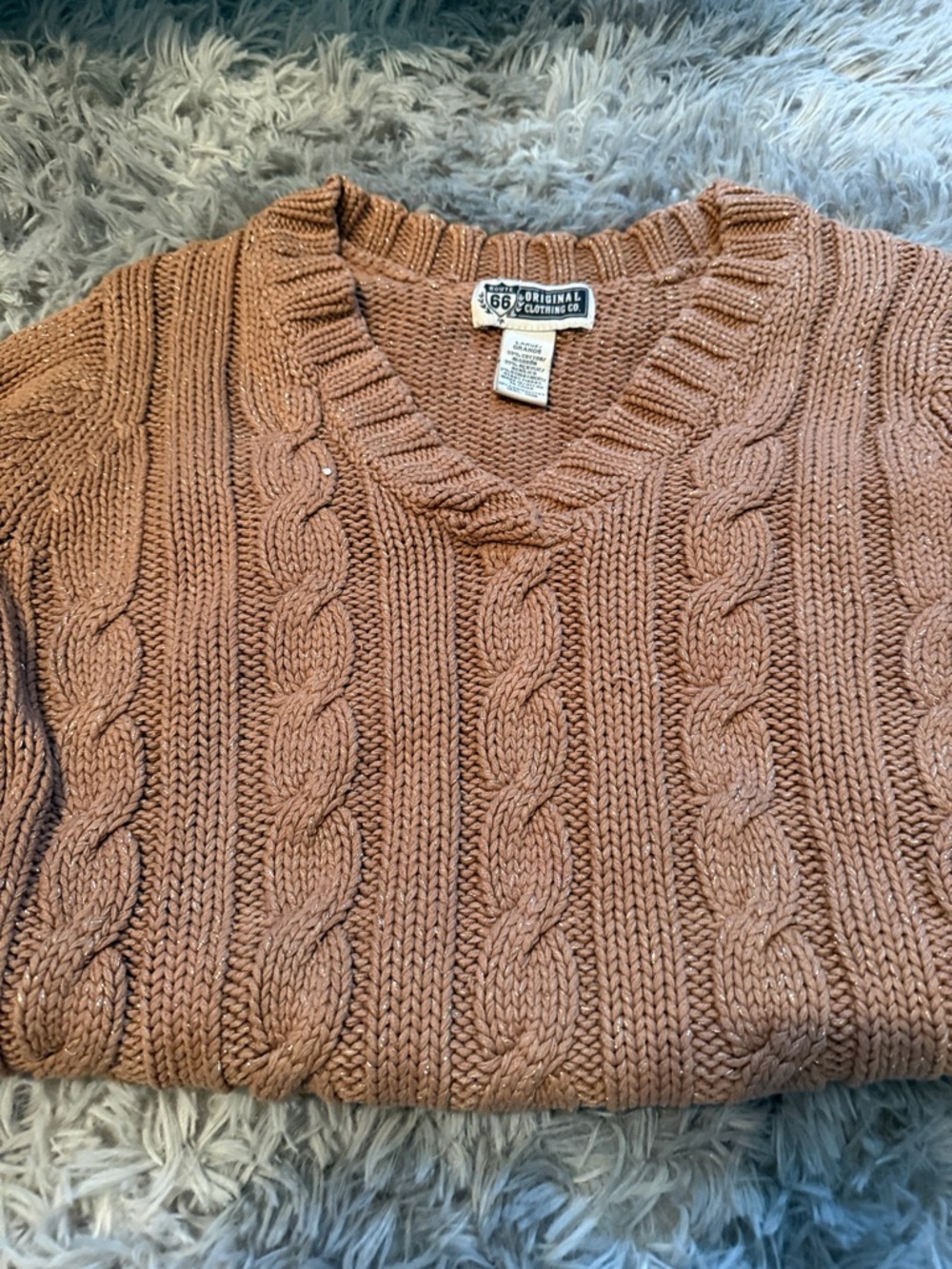 Route 66 tinsel sweater